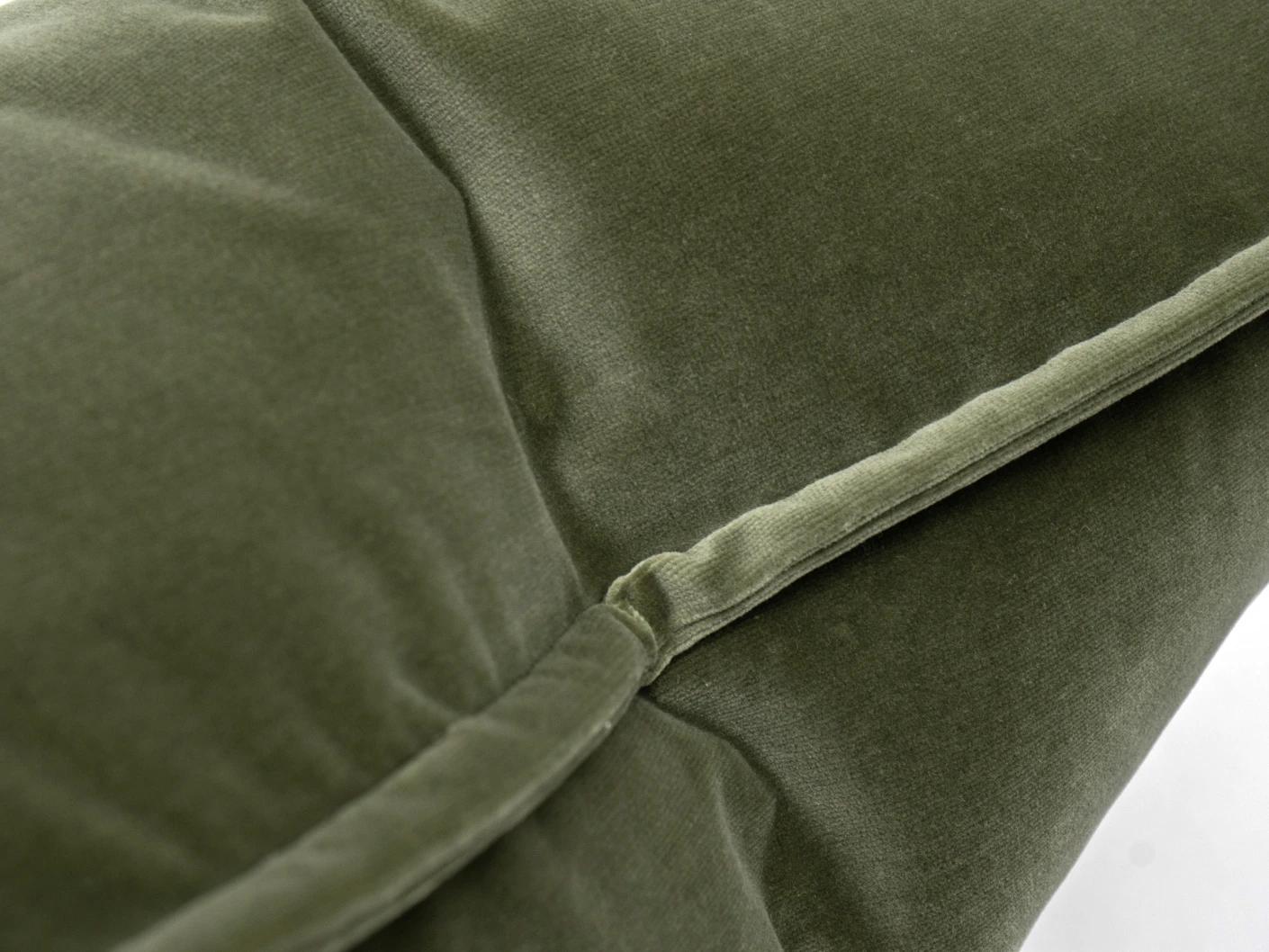 Alessandra Forest cushion in green and forest green, shown in a product close-up as image 9