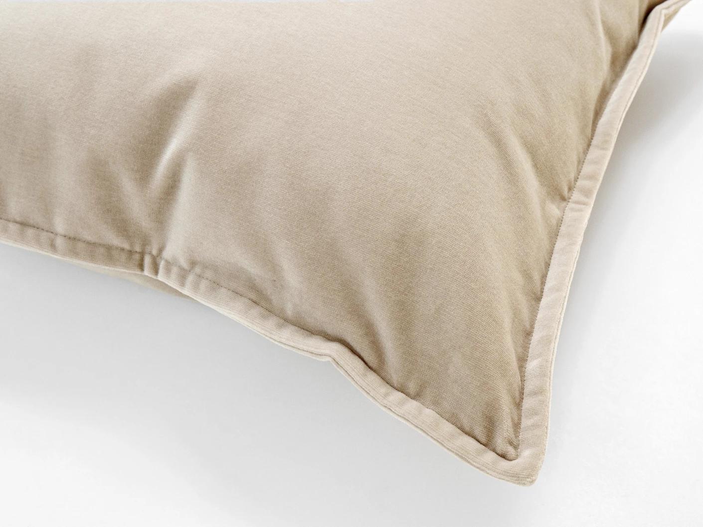 Alessandra River cushion in beige, shown in a product close-up as image 2