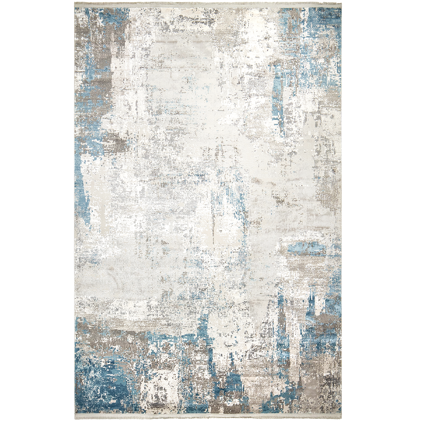 Athena Sky carpets in blue and grey, shown in a product top view as image 1