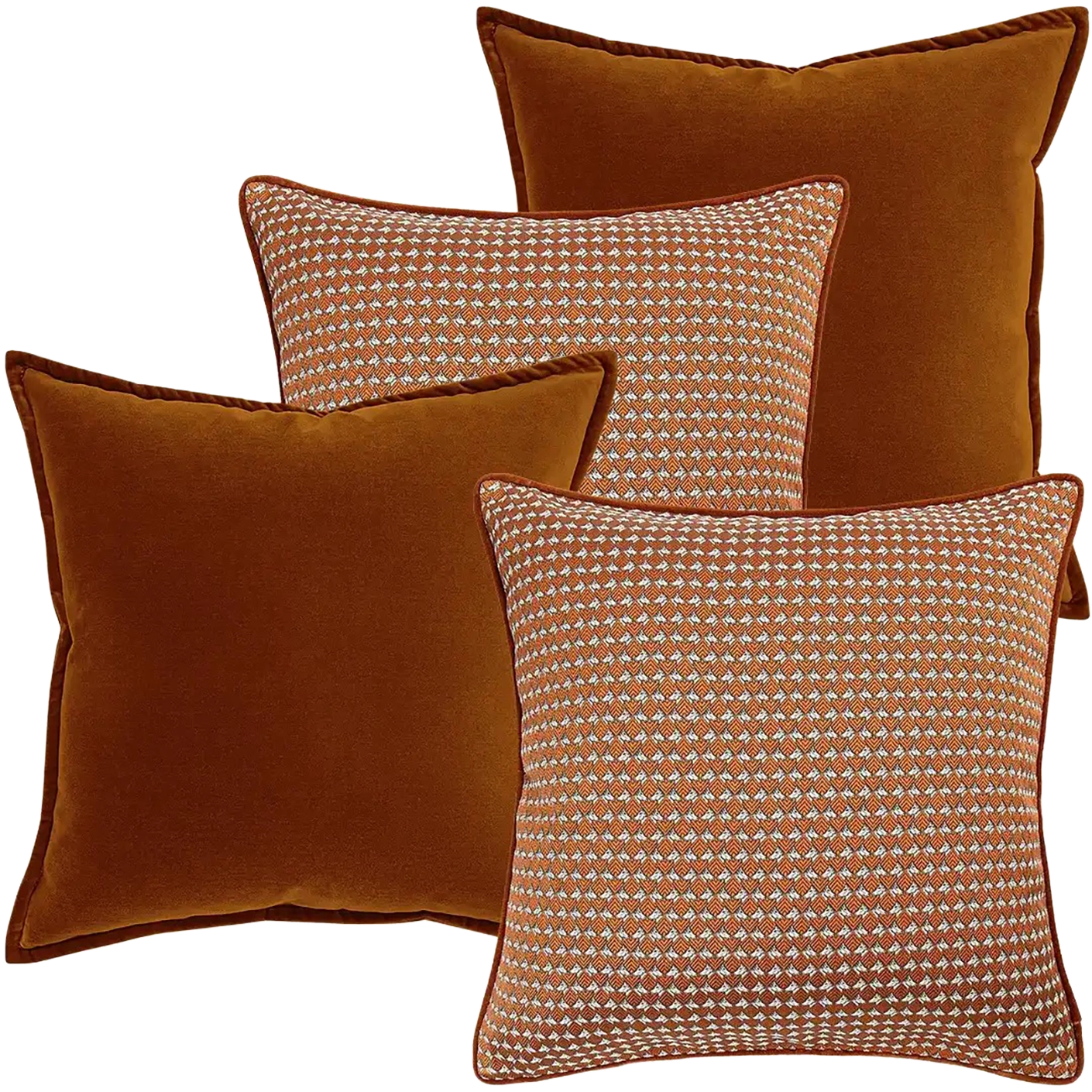 Callan Bundle bundle - indoor in rust and orange, shown in a product front view as image 1