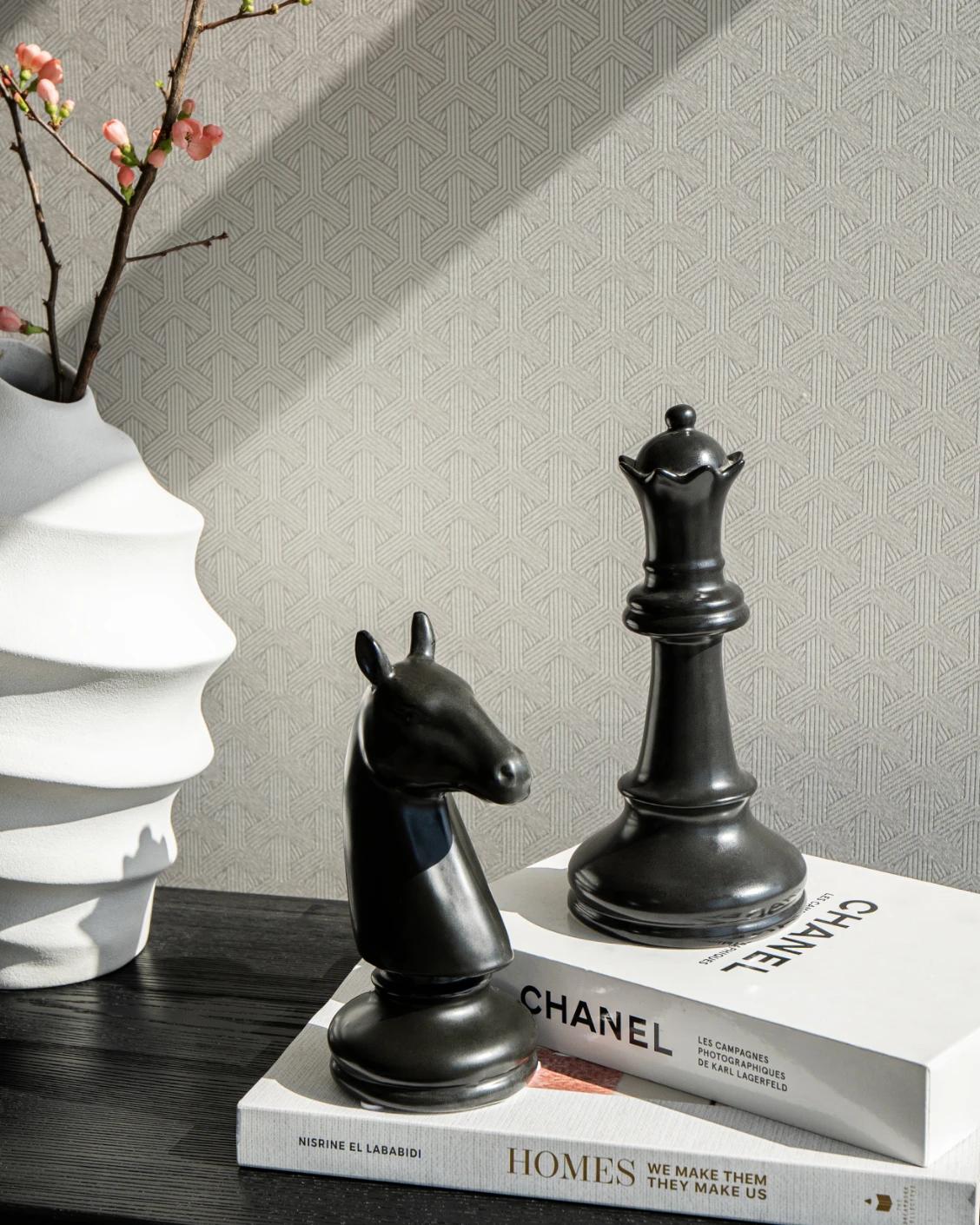 Catherine Arneson statues and sculptures in black, shown in a lifestyle right view as image 2