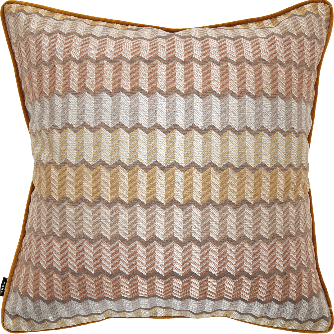 Cecilia Hodler single - indoor in orange, yellow and multicolour, shown in a product front view as image 1
