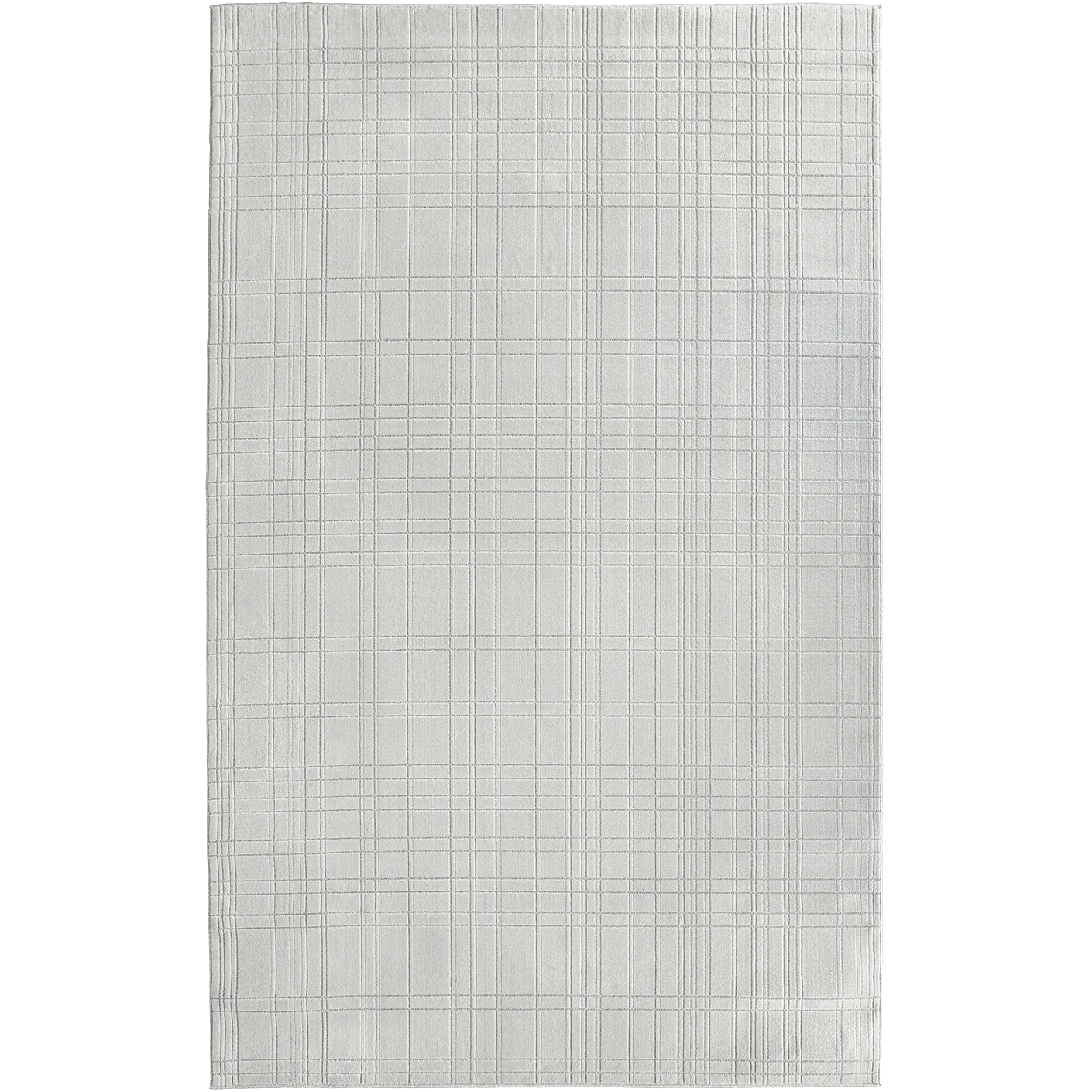 Corvin Sandy carpets in ivory and grey, shown in a product top view as image 1