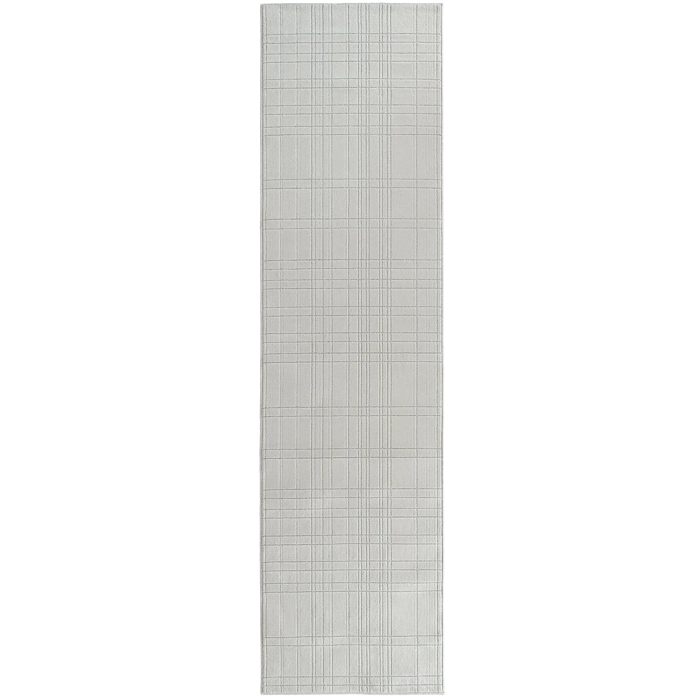 Corvin Sandy carpets in ivory and grey, shown in a product top view as image 1