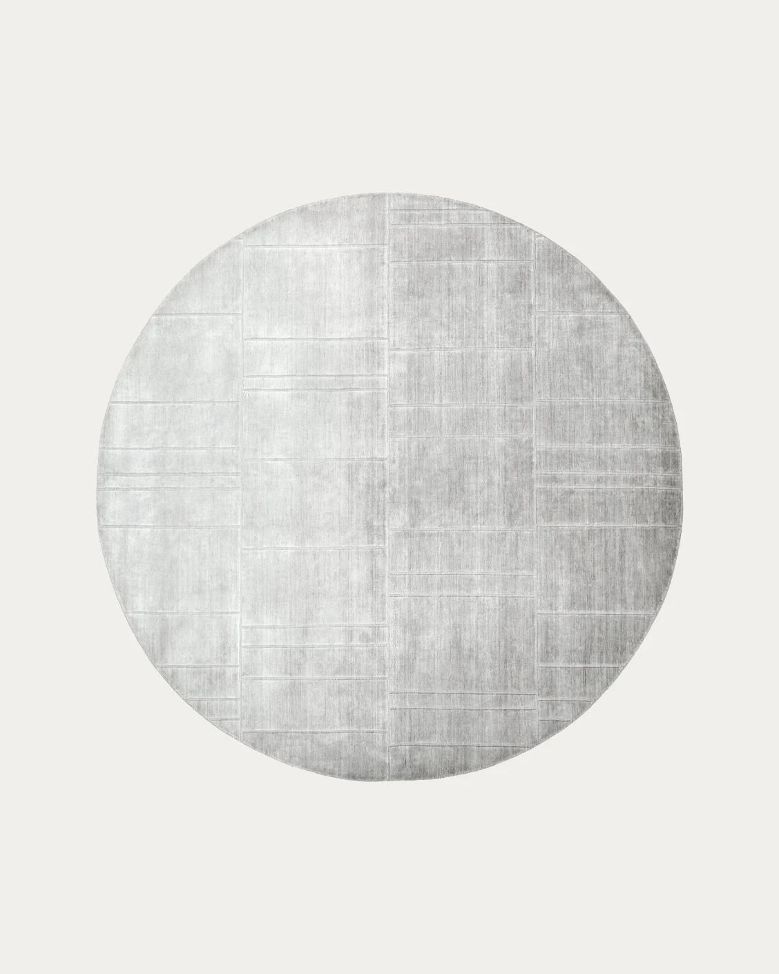 Elliot Bianca carpets in white and pearl, shown in a product top view as image 1