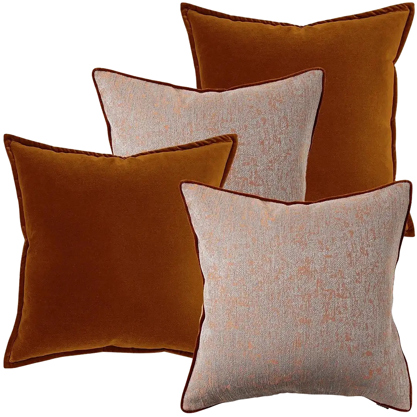 Evander Bundle bundle - indoor in rust, red and orange, shown in a product front view as image 1
