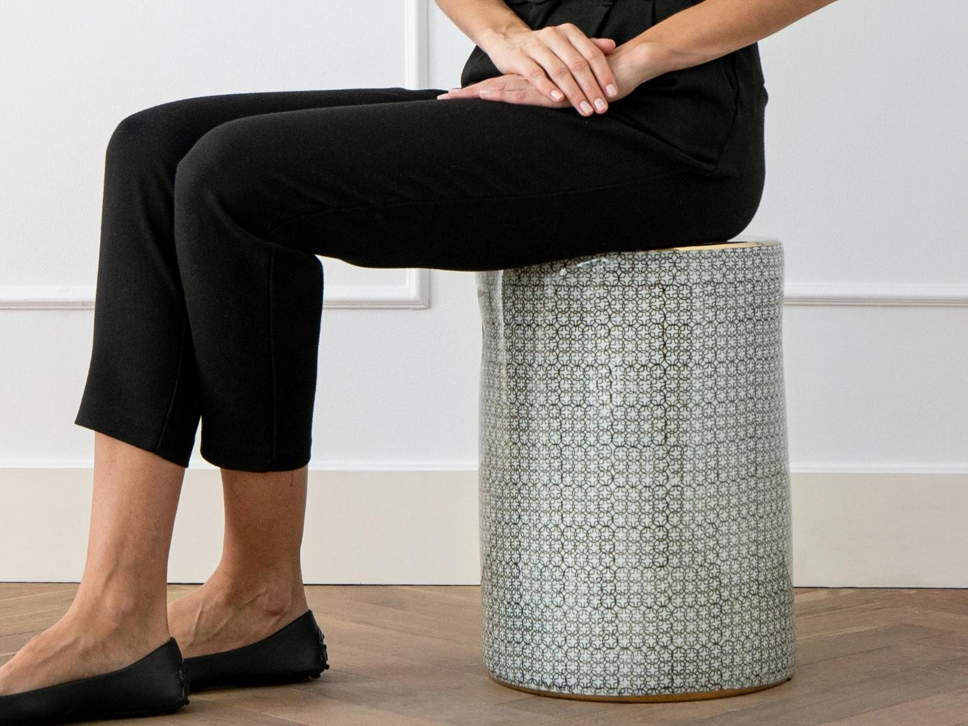 Hans Jacobsen stools in grey, shown in a product front view as image 10