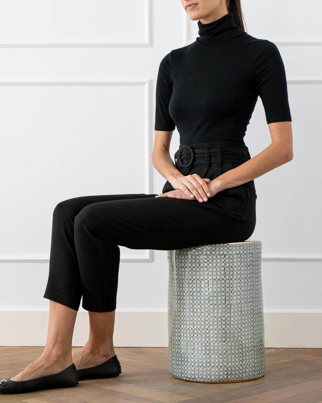 Hans Jacobsen stools in grey, shown in a product front view as image 10