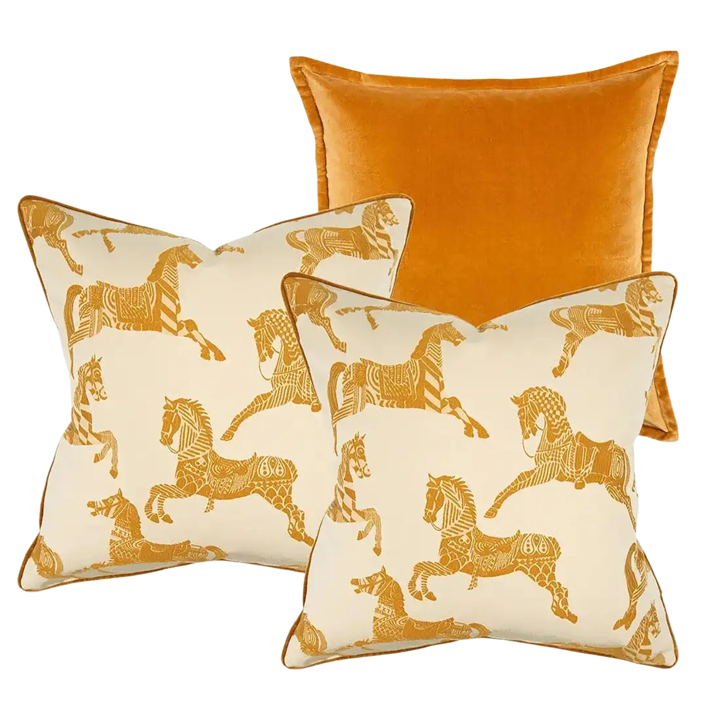 Arie Bundle bundle - indoor in orange and beige, shown in a product front view as image 1