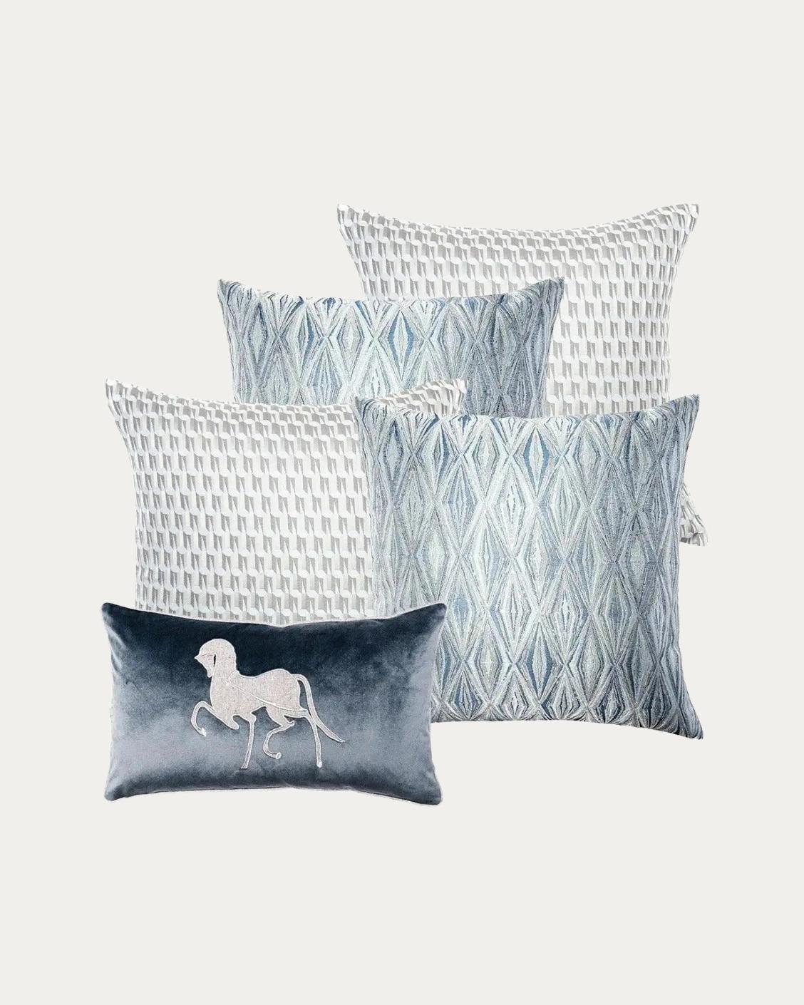 Edwin Bundle bundle - indoor in blue, silver and white, shown in a product front view as image 1