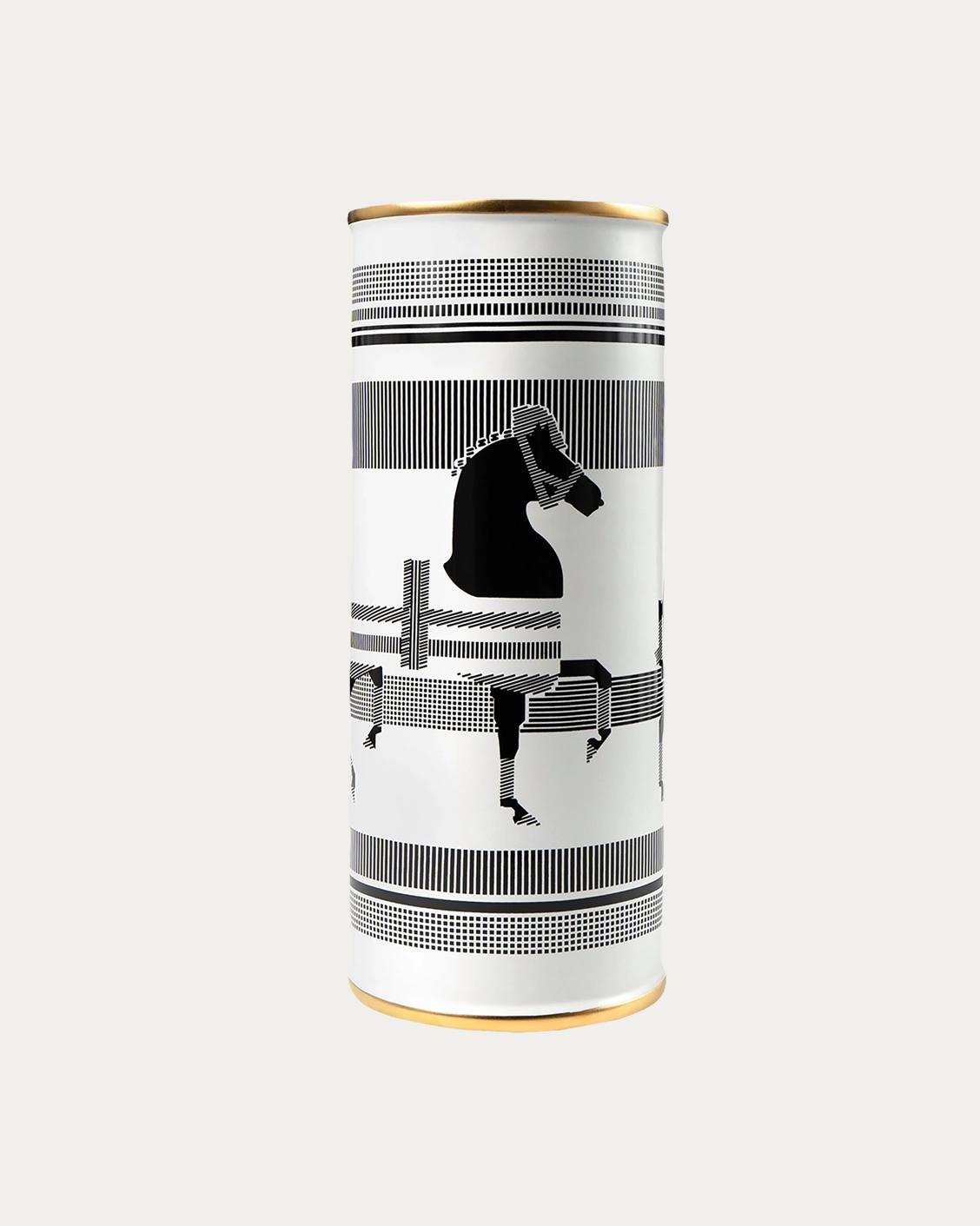Aurora Arneson vases in white and black, shown in a product front view as image 1