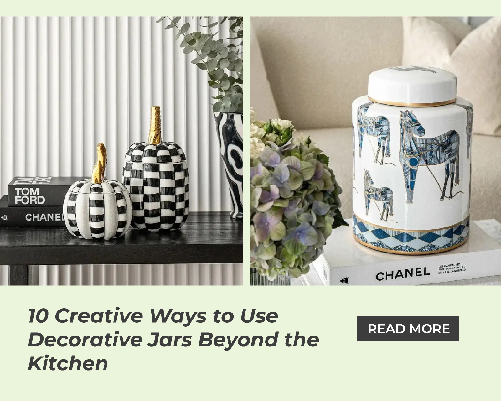 10 Creative Ways to Use Decorative Jars Beyond the Kitchen