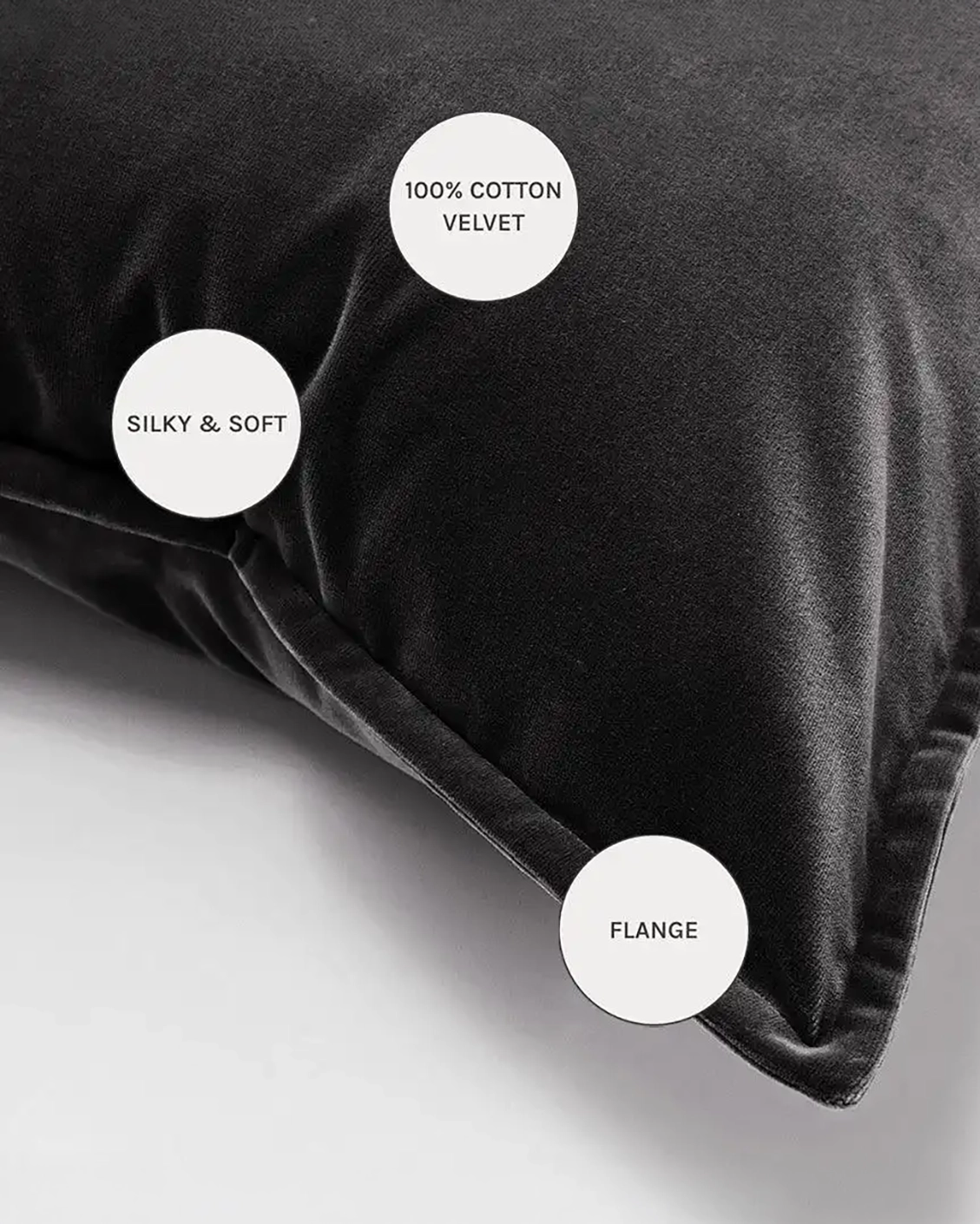 Alessandra Steele cushions in charcoal and grey, shown in a product close-up as image 9