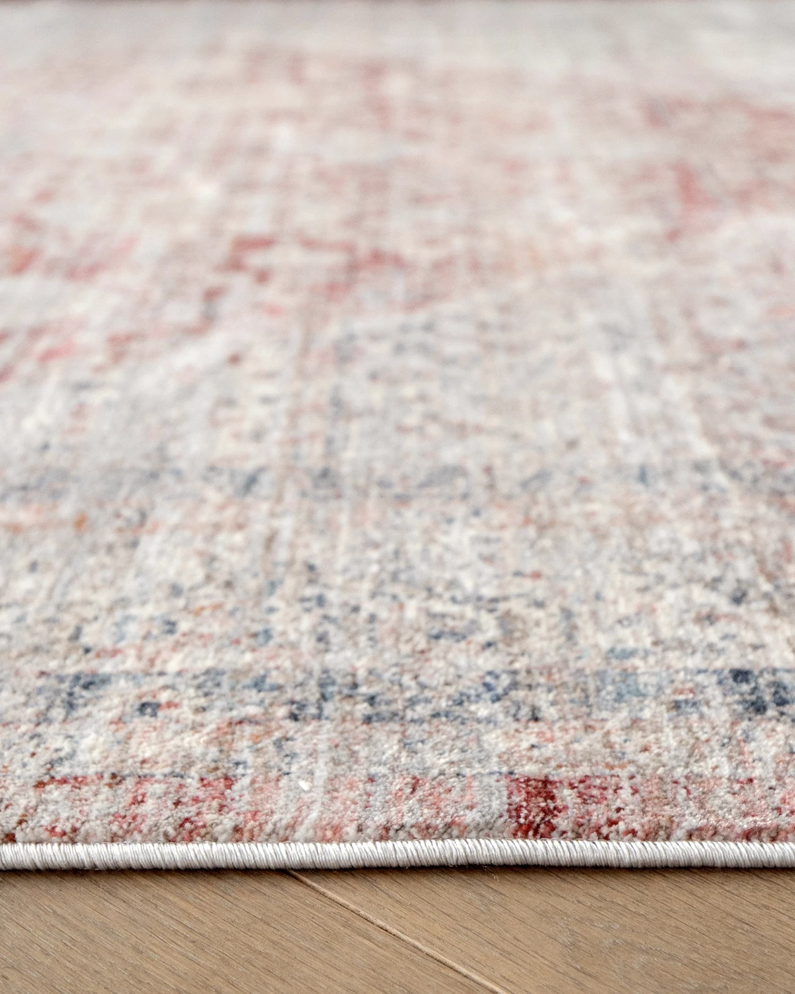 Alexander Rosso carpet in red and beige, shown in a product close-up as image 12