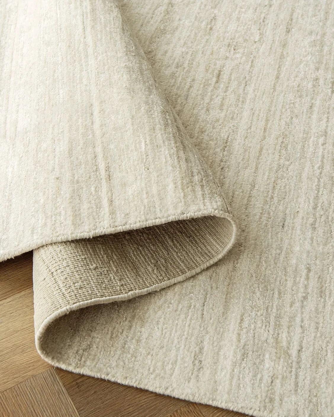 Beatrice Sandy 02 carpet in beige, shown in a product close-up as image 14