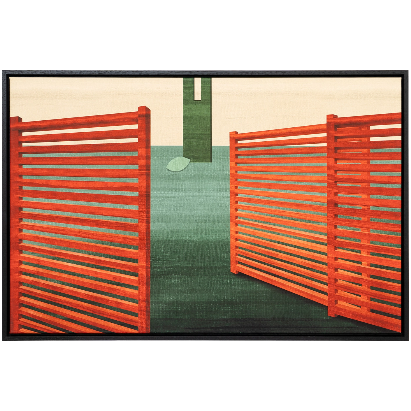 Breeze canvas in red and green, shown in a product front view as image 1