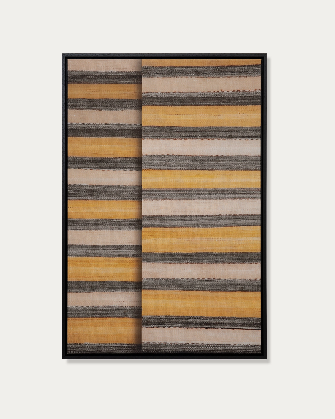Bumblebee Grey canvas in grey, beige and yellow, shown in a product front view as image 1