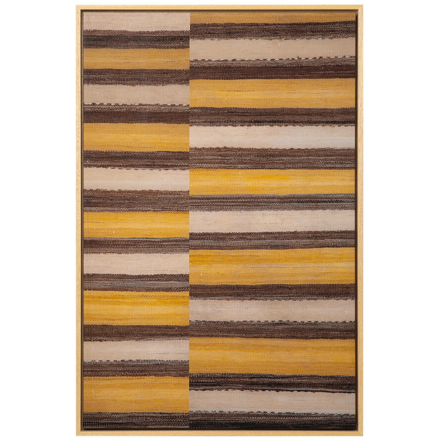 Bumblebee canvas in brown, beige and yellow, shown in a product front view as image 1