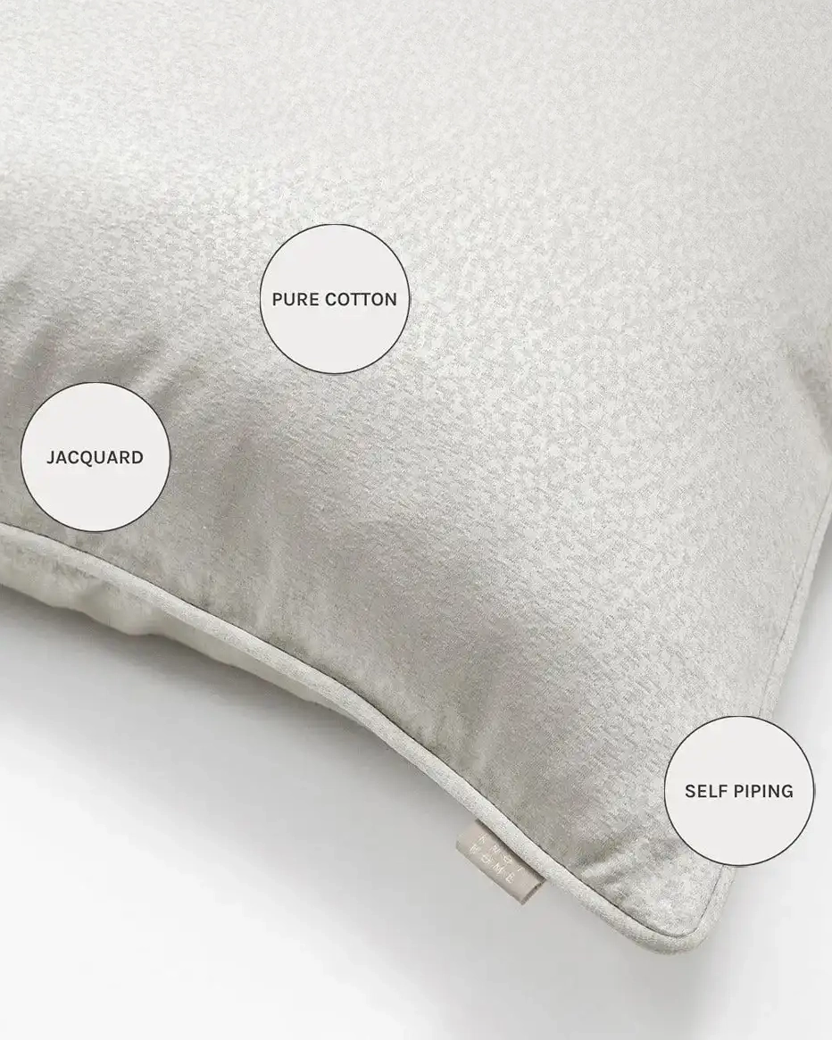 Celeste Hodler cushions in silver, shown in a product close-up as image 11