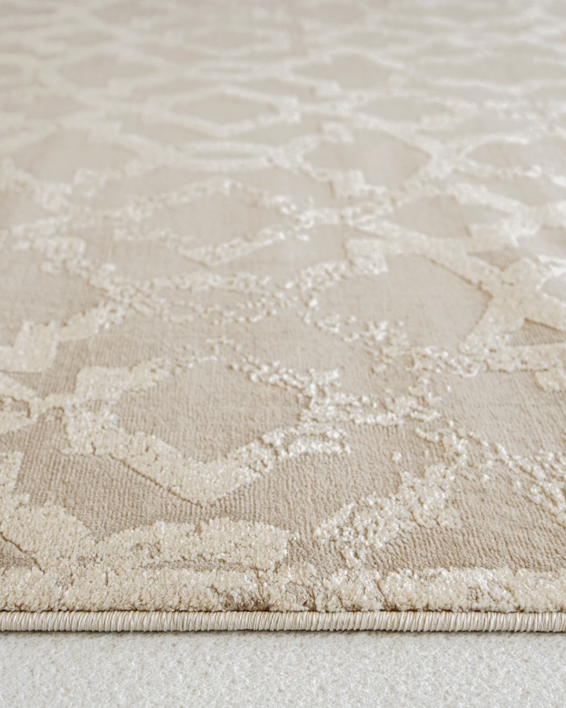 Cooper Sandy Runners carpet in sandy, beige and ivory, shown in a product close-up as image 5