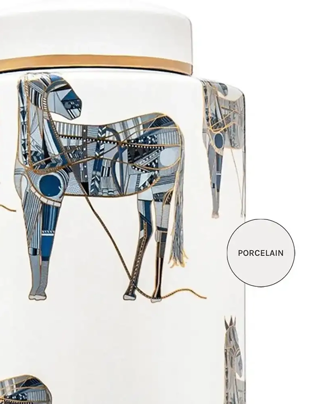Eloisa Arneson jars in white and blue, shown in a product close-up as image 7