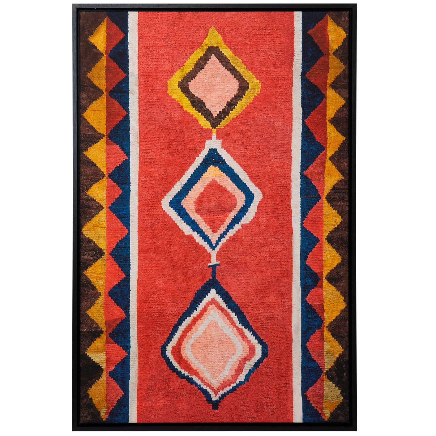 Gabbeh canvas in red, shown in a product front view as image 1