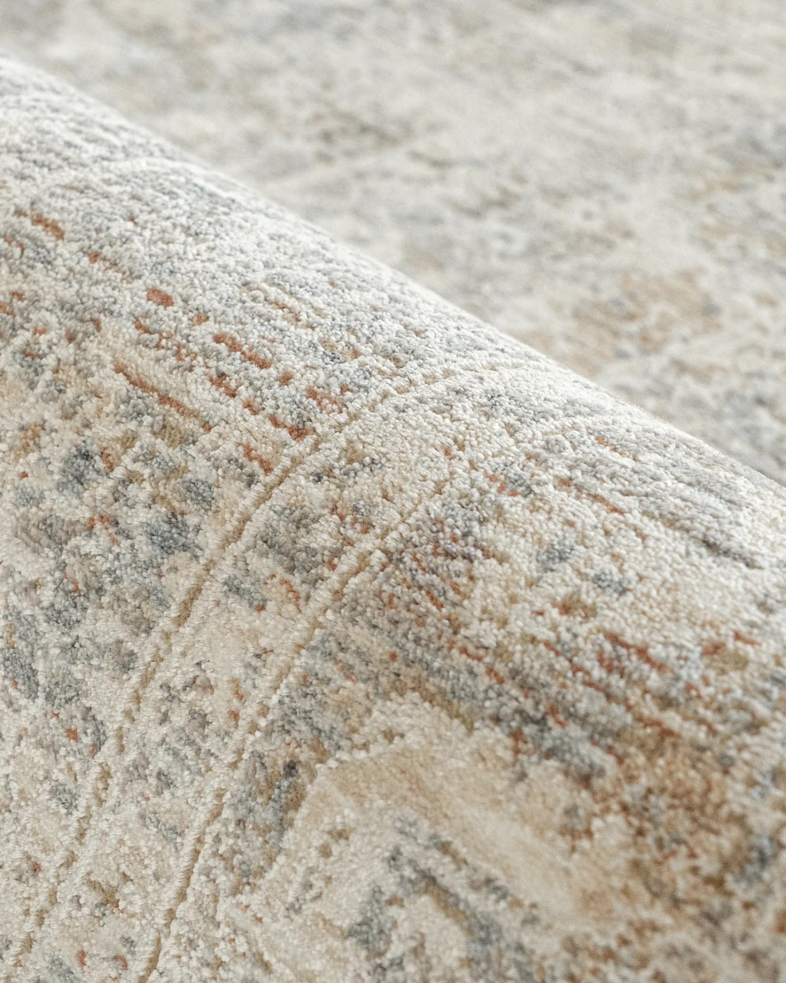 Hana Sandy carpet in beige and taupe, shown in a product close-up as image 11