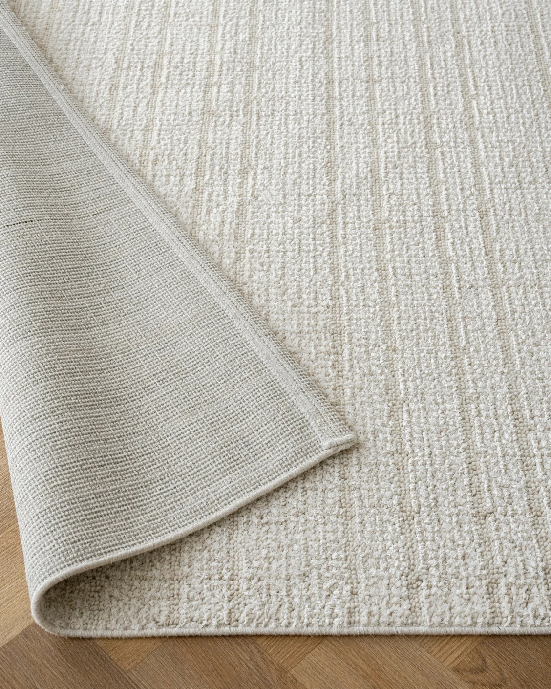 Henry Bianca carpet in ivory and pearl, shown in a product close-up as image 9