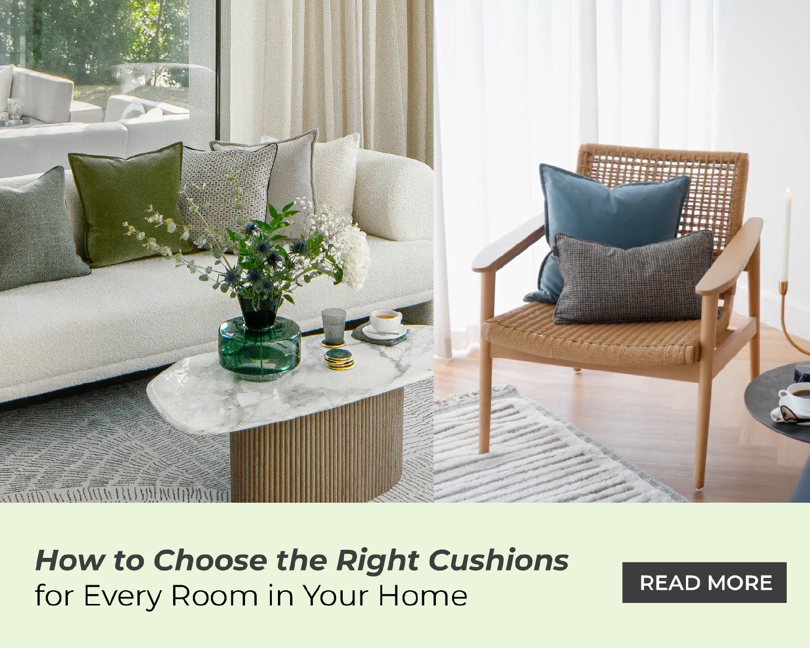How to Choose the Right Cushions for Every Room in Your Home