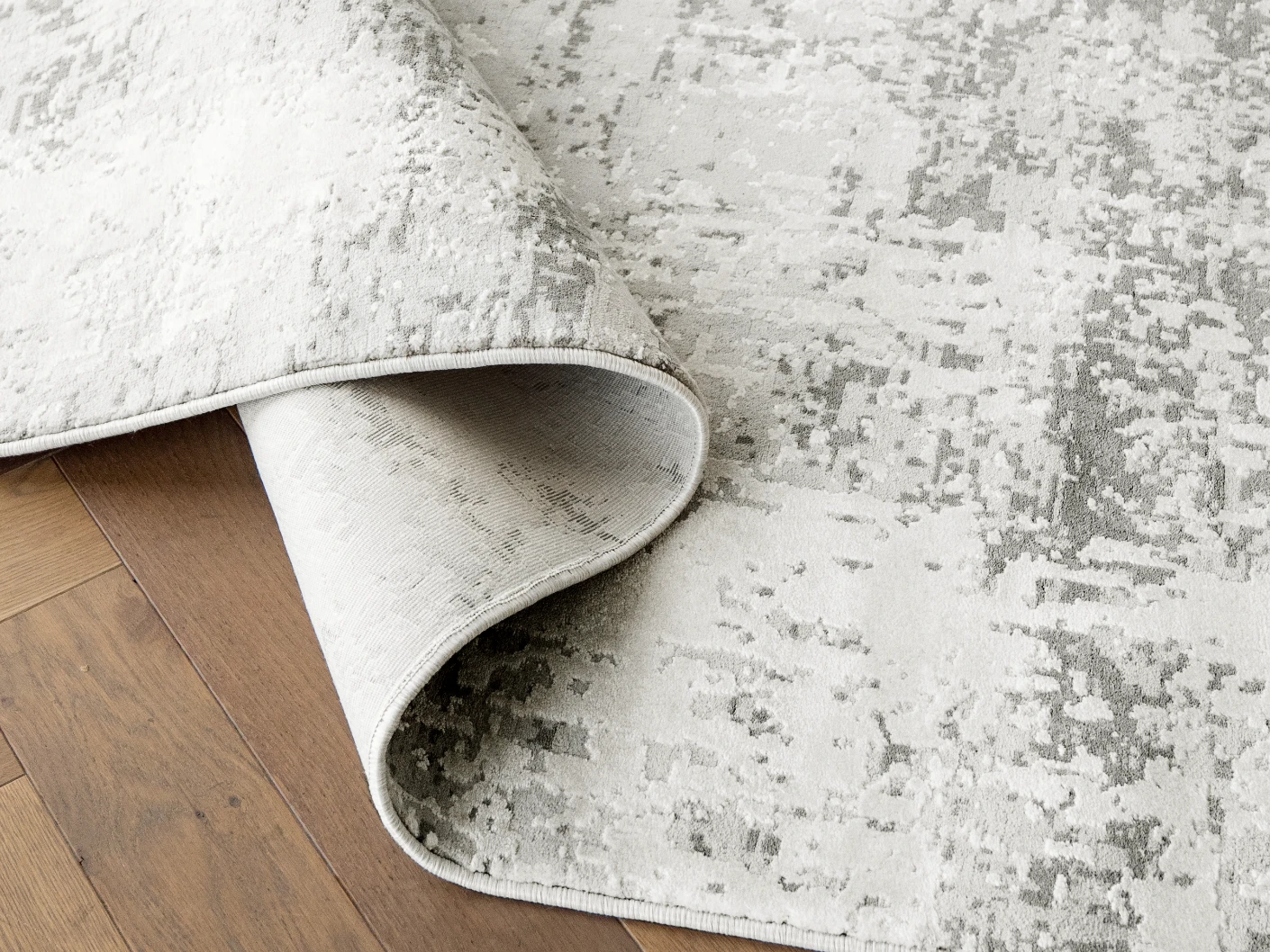 Jay Ashton carpets in grey, shown in a product close-up view
