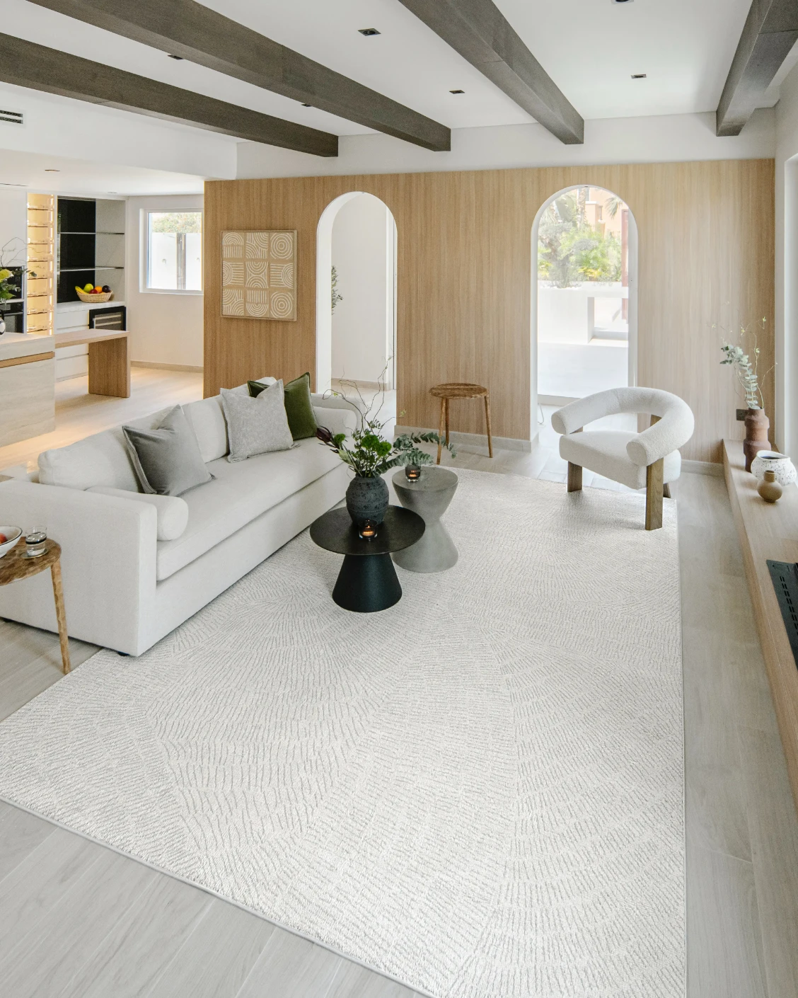 Link Sterling carpet in grey, shown in a lifestyle front view as image 4