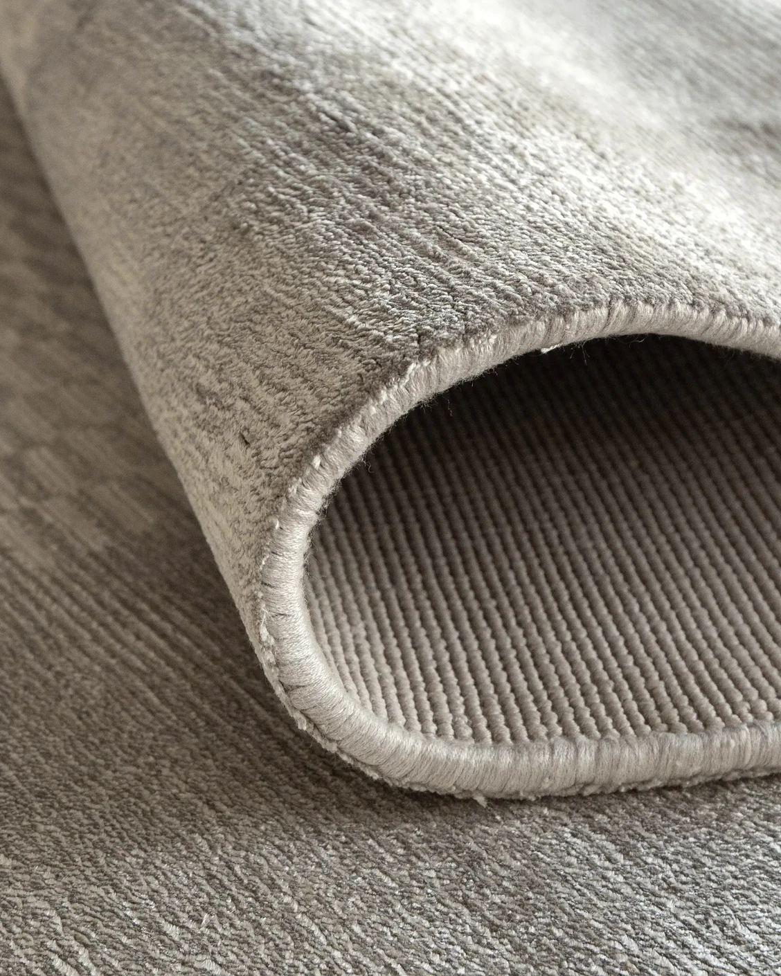 Luna Dune carpet in taupe, brown and beige, shown in a product close-up as image 10