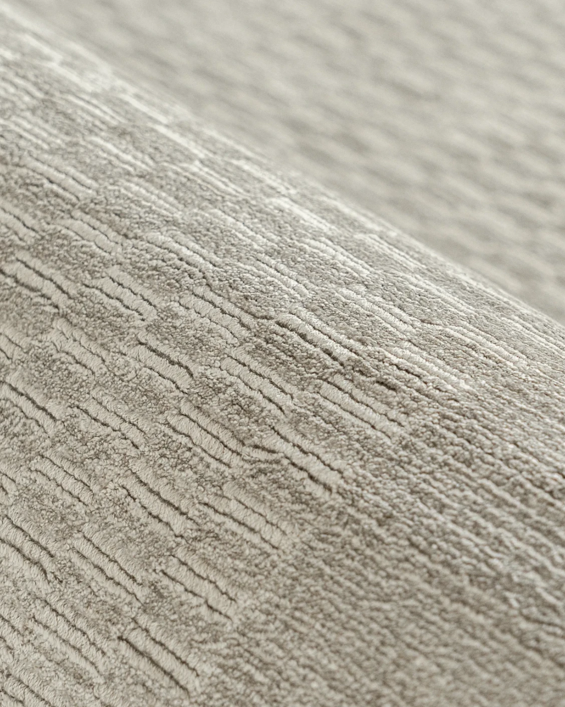 Luna Dune carpet in taupe, brown and beige, shown in a product close-up as image 13