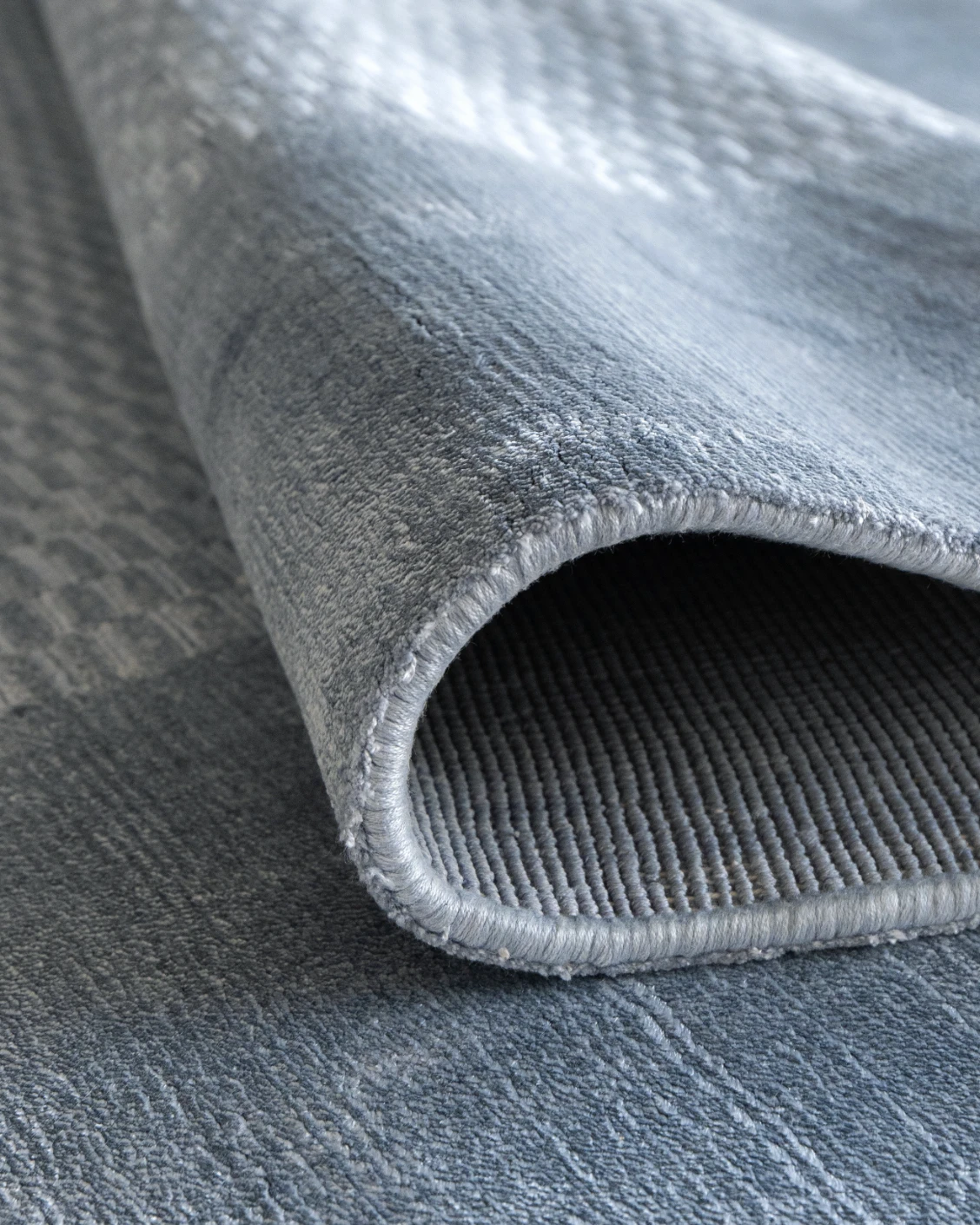 Luna Sky carpet in sky and blue, shown in a product close-up as image 6