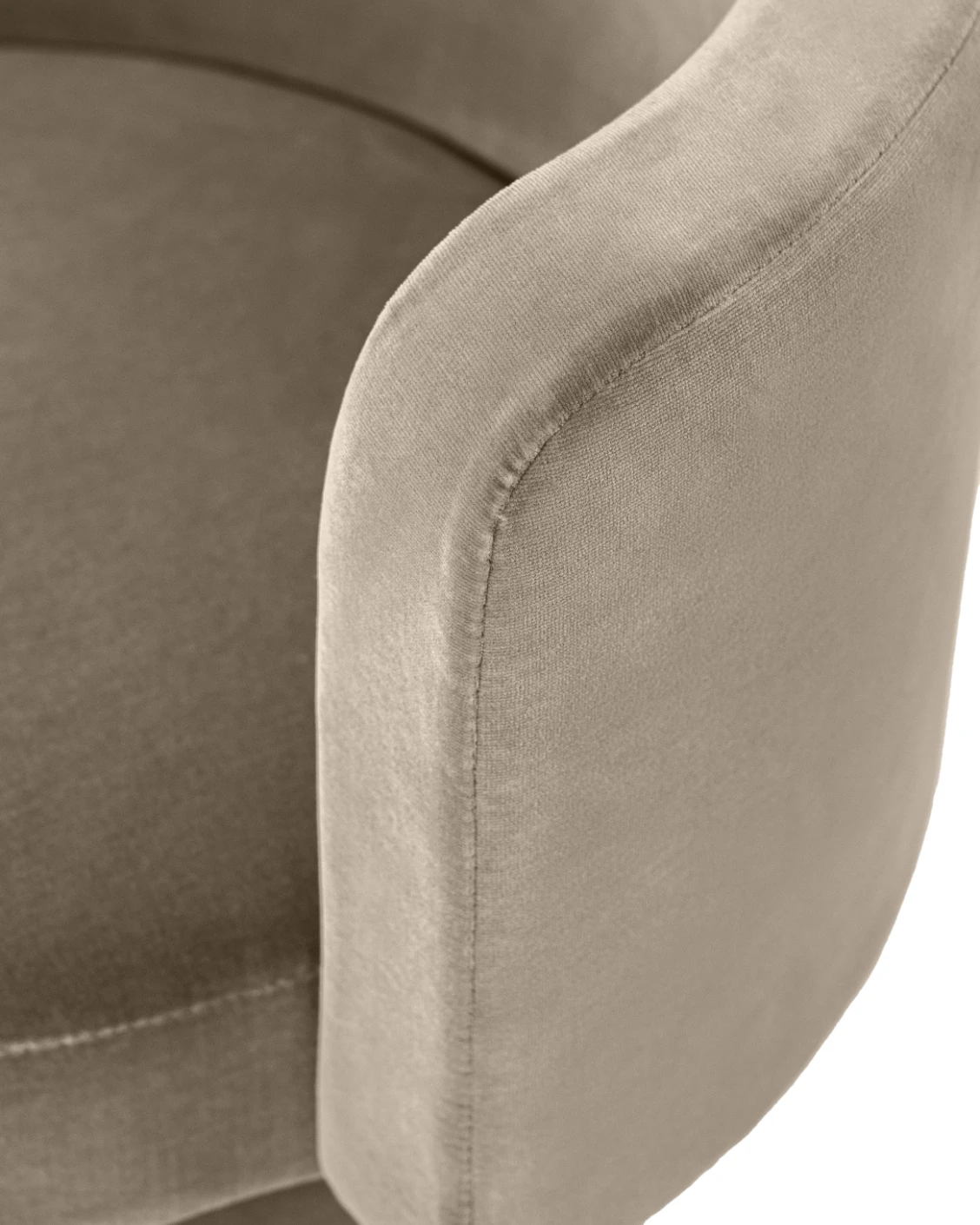Mara Accent Swivel Chair in brown, shown in a product close-up as image 7