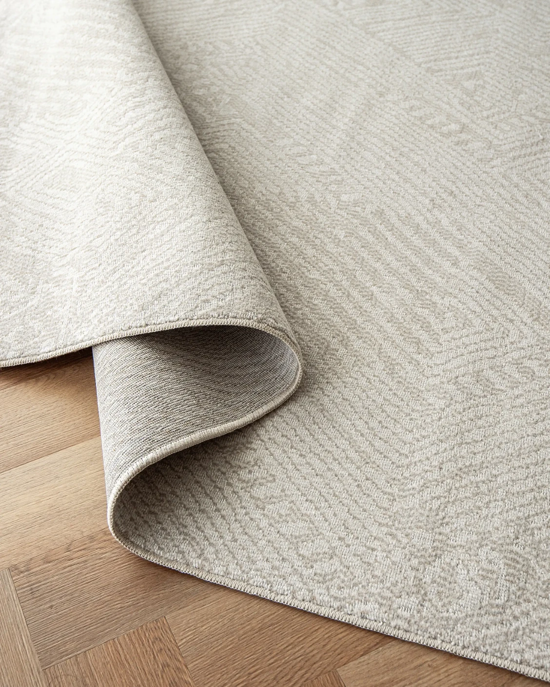 Marco Sandy carpet in beige, shown in a product close-up as image 12
