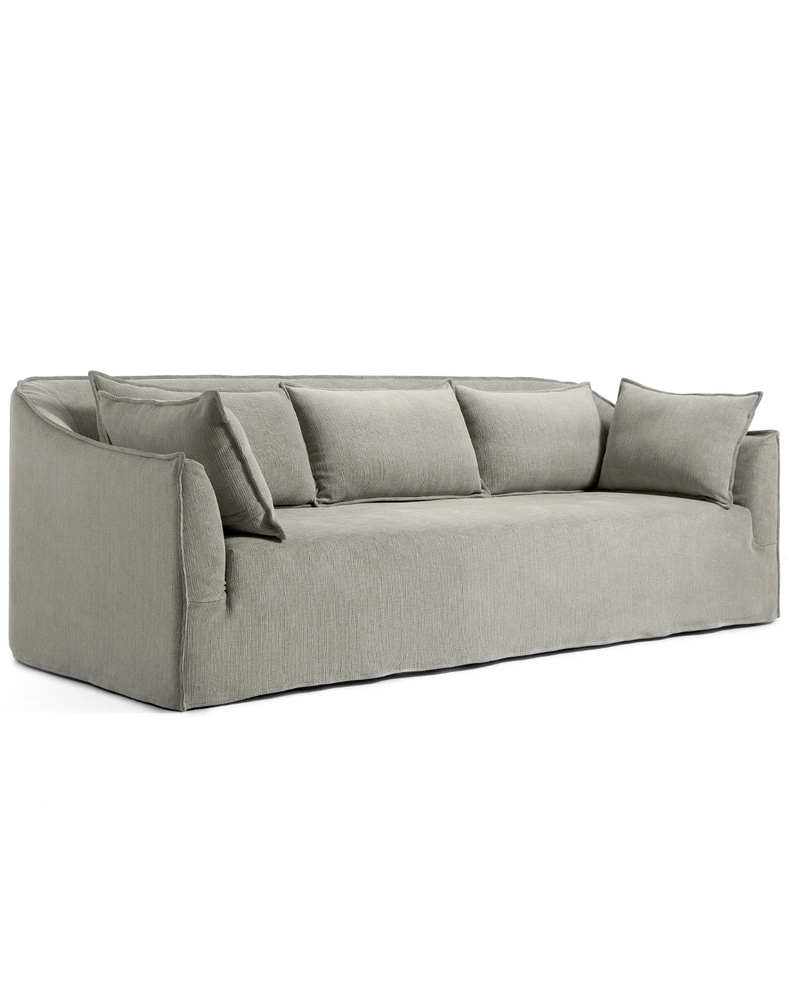 Miro Warm Stone sofa in warm stone, shown in a product left view as image 9
