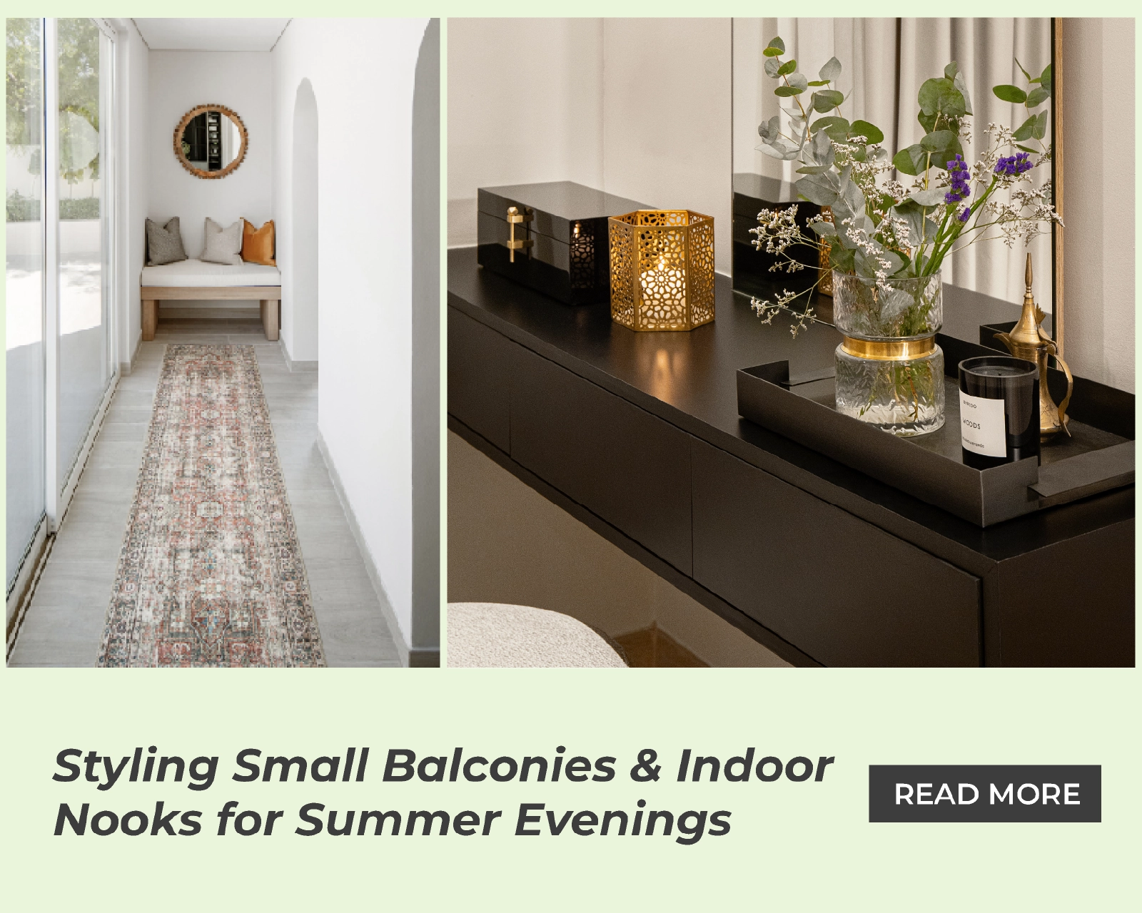 Styling Small Balconies & Indoor Nooks for Summer Evenings