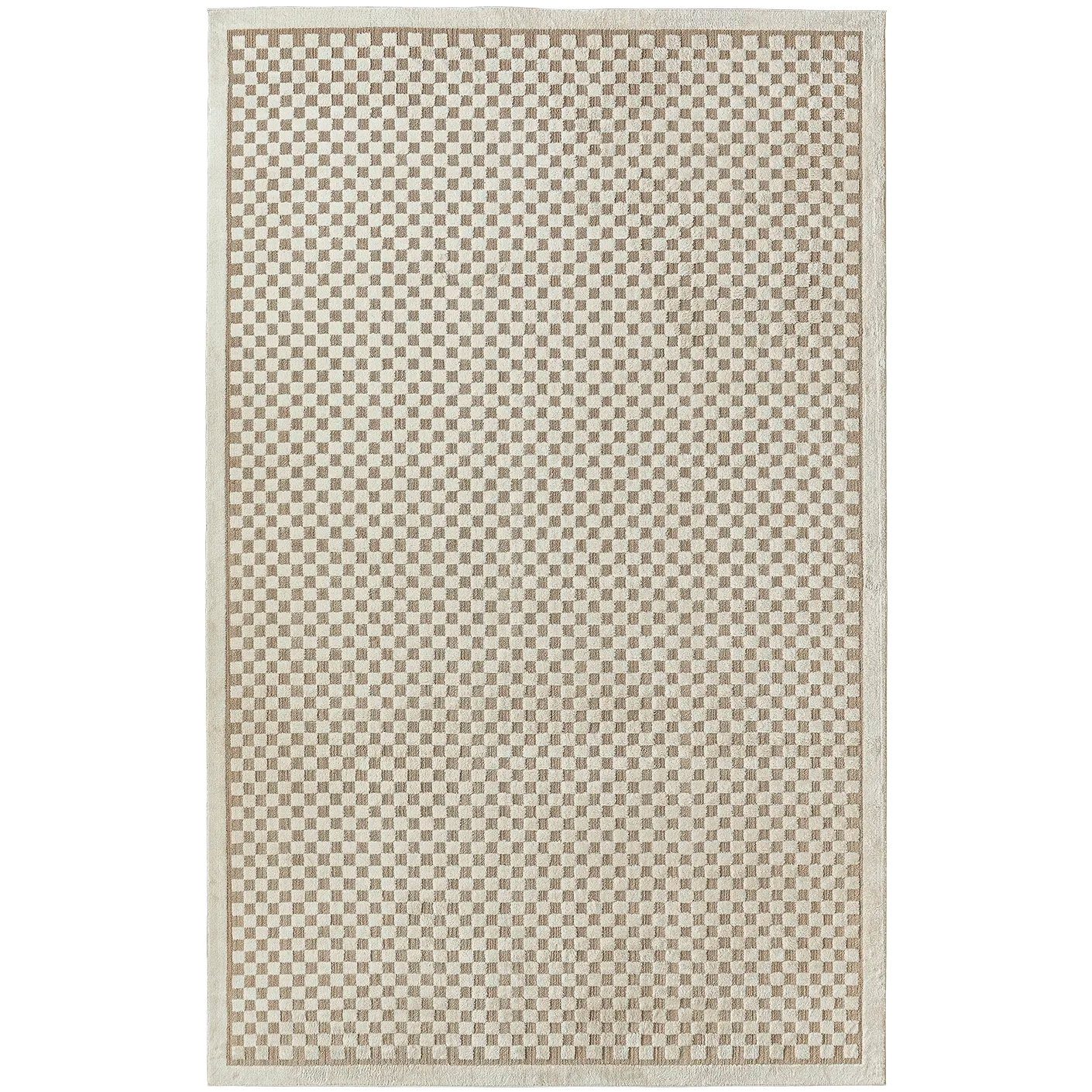 Milo Sandy carpet in beige, shown in a product top view as image 1
