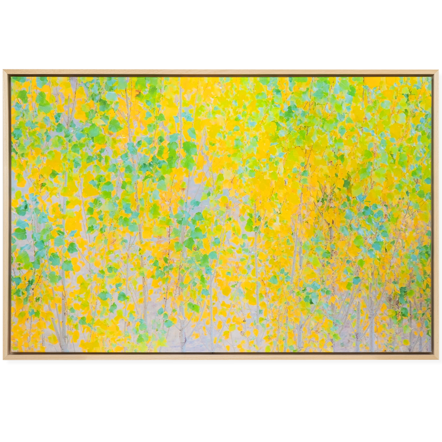 Twilight canvas in green and yellow, shown in a product front view as image 1