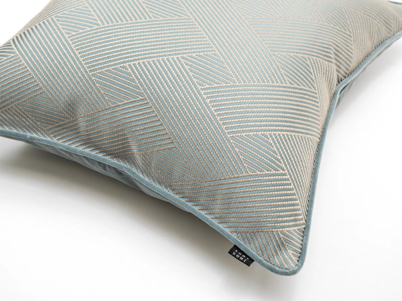 Lucas Matisse cushion in blue, shown in a product top view as image 10