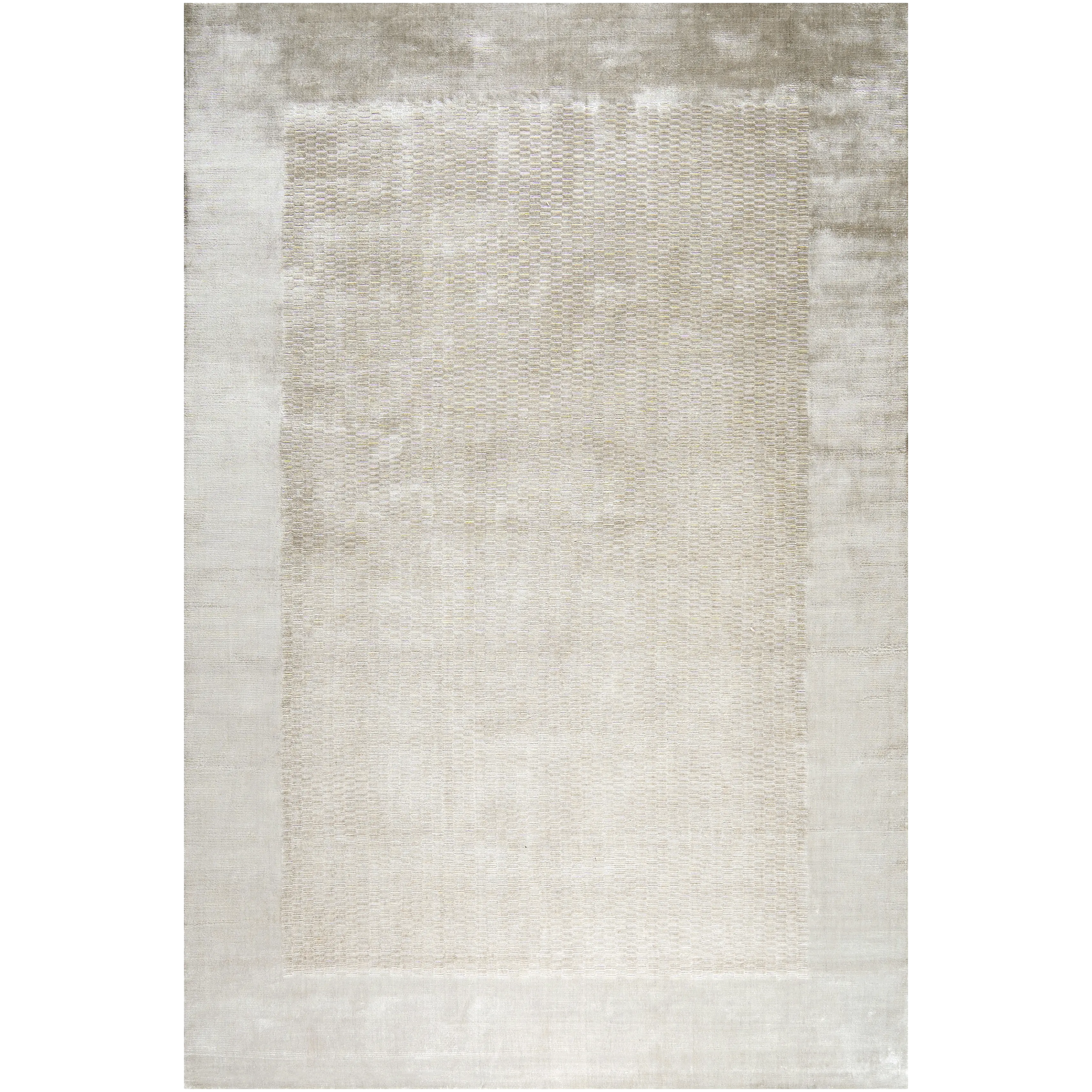 Luna Clay carpets in beige, shown in a product top view as image 1