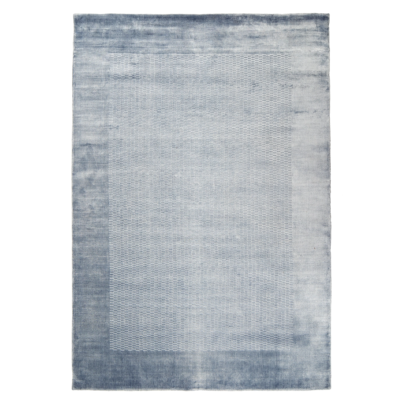 Luna Sky carpets in blue, shown in a product top view as image 1