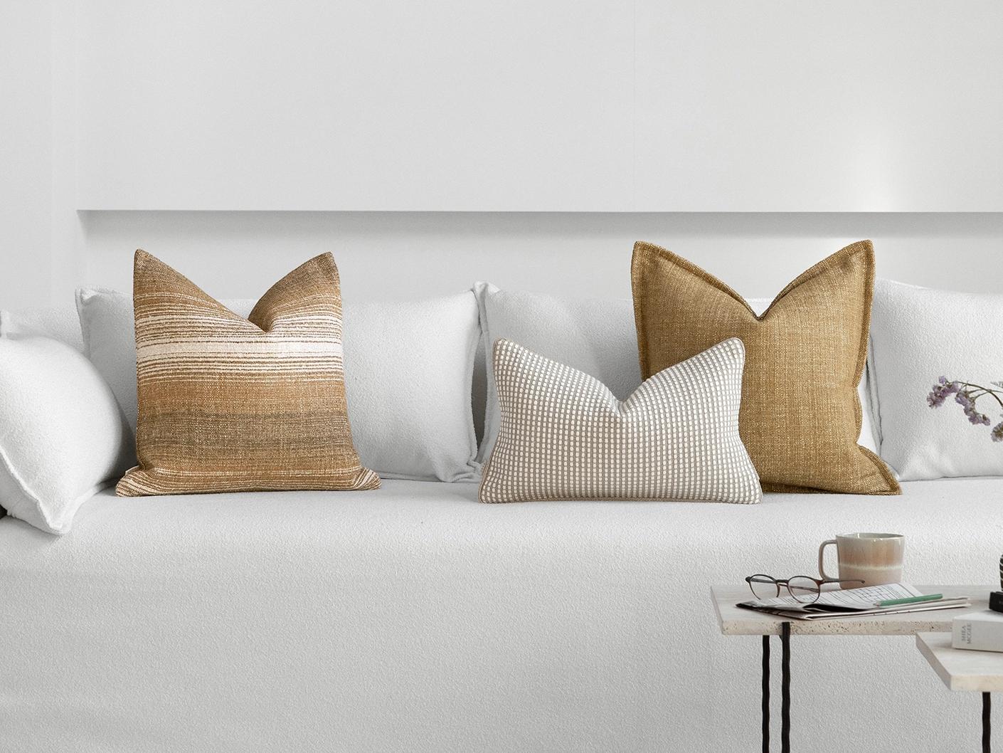 Lyra Bundle cushion, shown in a lifestyle front view as image 4