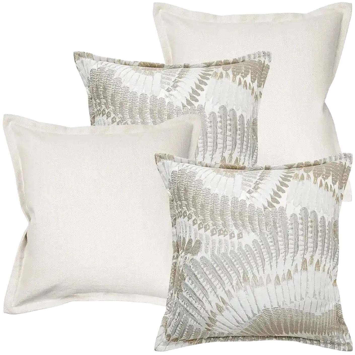 Stella Bundle bundle - indoor in white, brown and grey, shown in a product front view as image 1