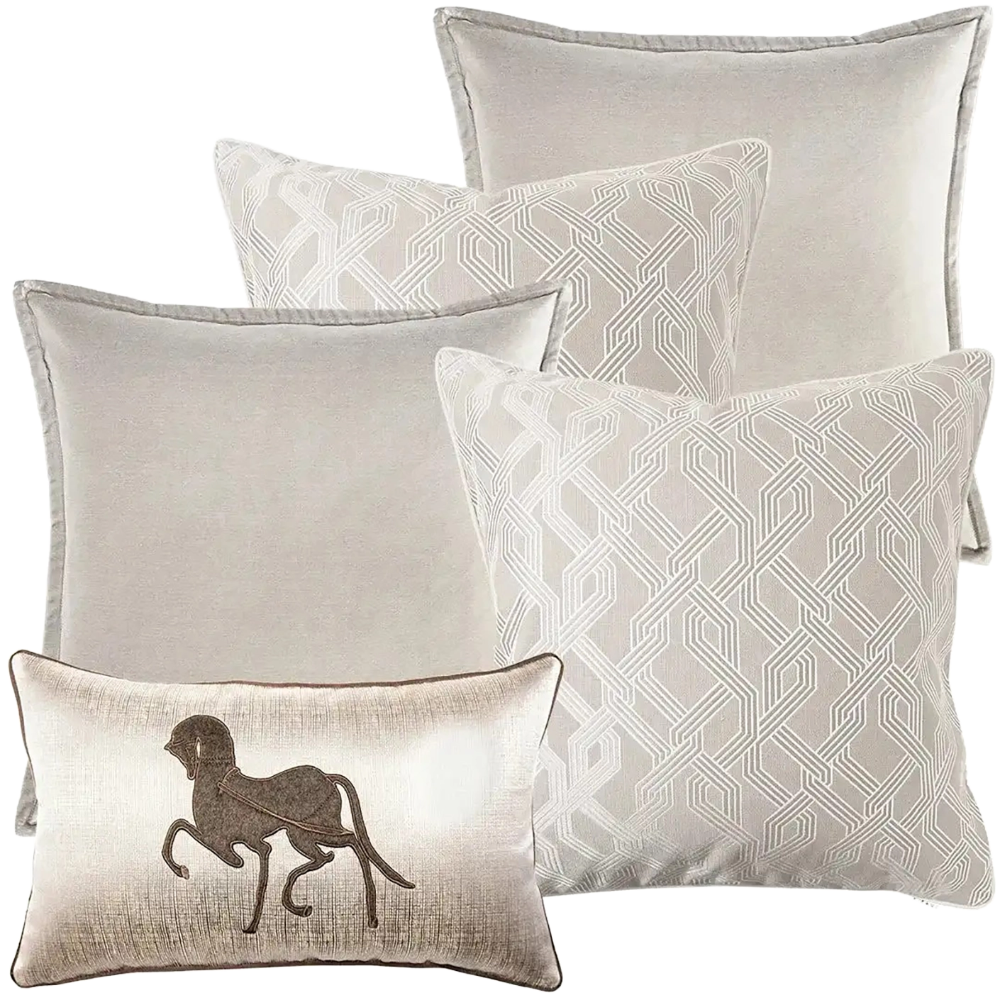 Sherwin Bundle bundle - indoor in beige, white and brown, shown in a product front view as image 1