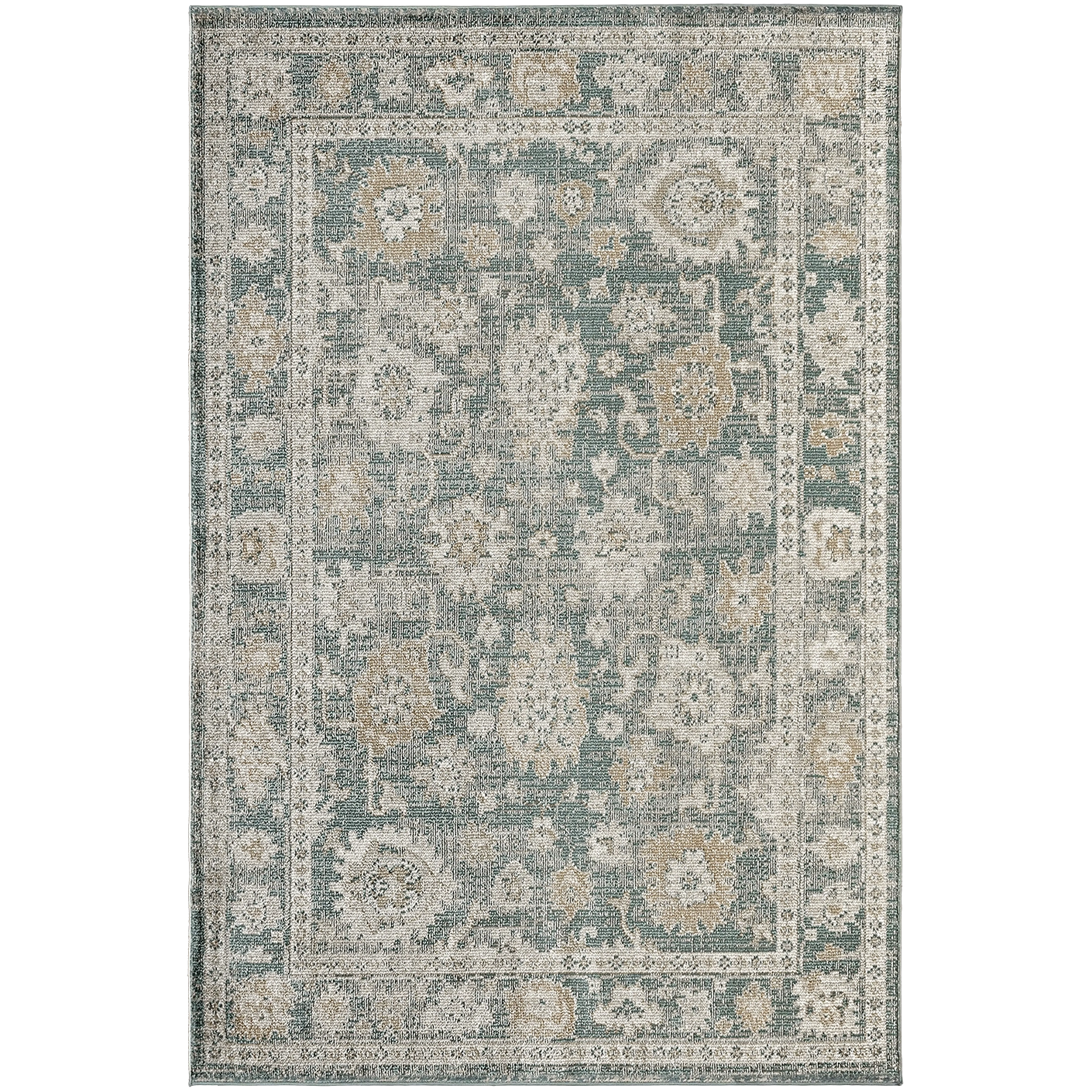 Warren Cobalt carpets in blue and beige, shown in a product top view as image 1